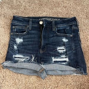 Dark Wash Jean Shorts